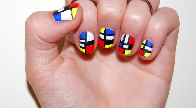 How To: Mondrian Nails