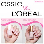 Dupe: Essie Ballet Slippers VS. L’Oreal How Romantic Nail Polish