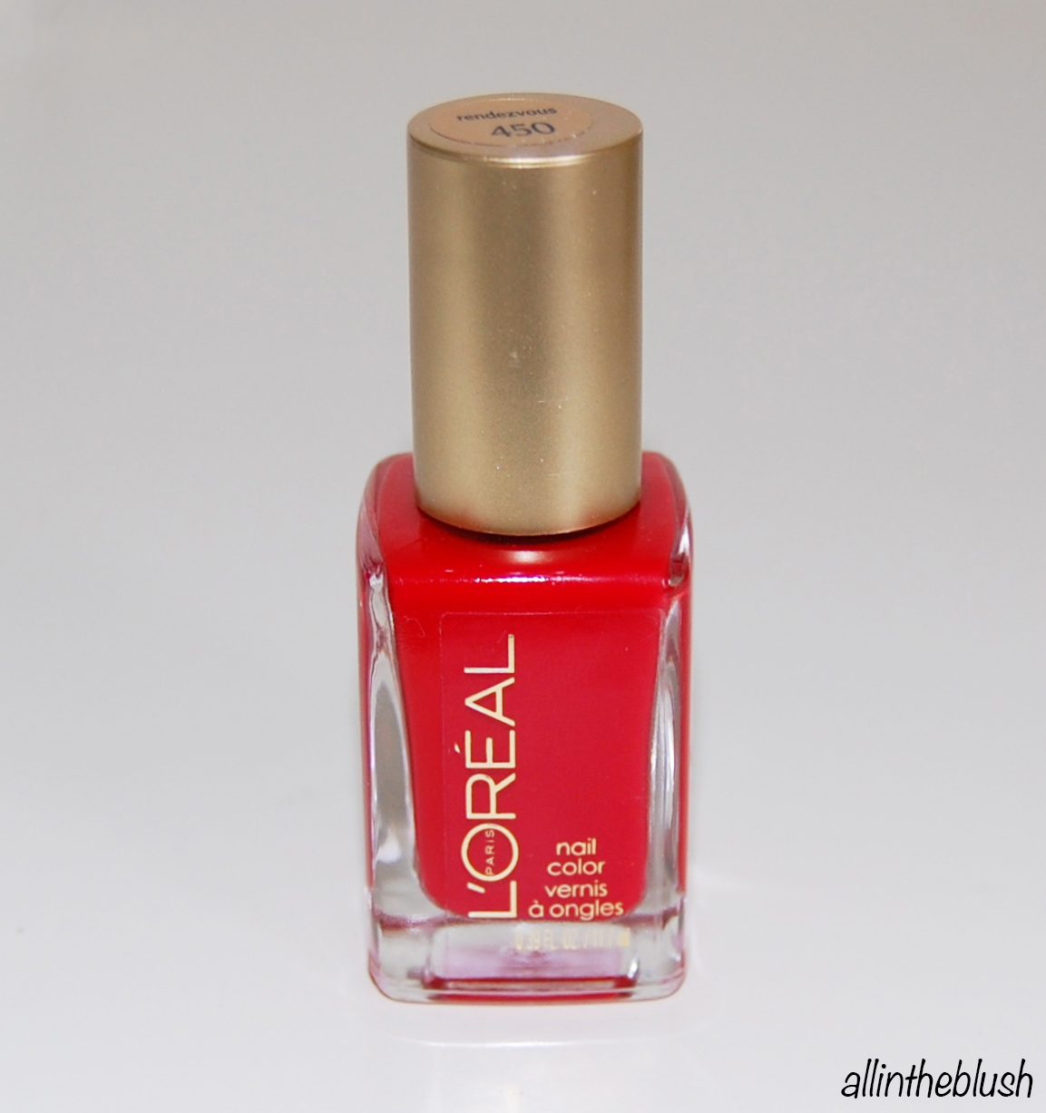 L'Oreal Colour Rich Nail Lacquer in Rendezvous Review & Swatches - All In  The Blush