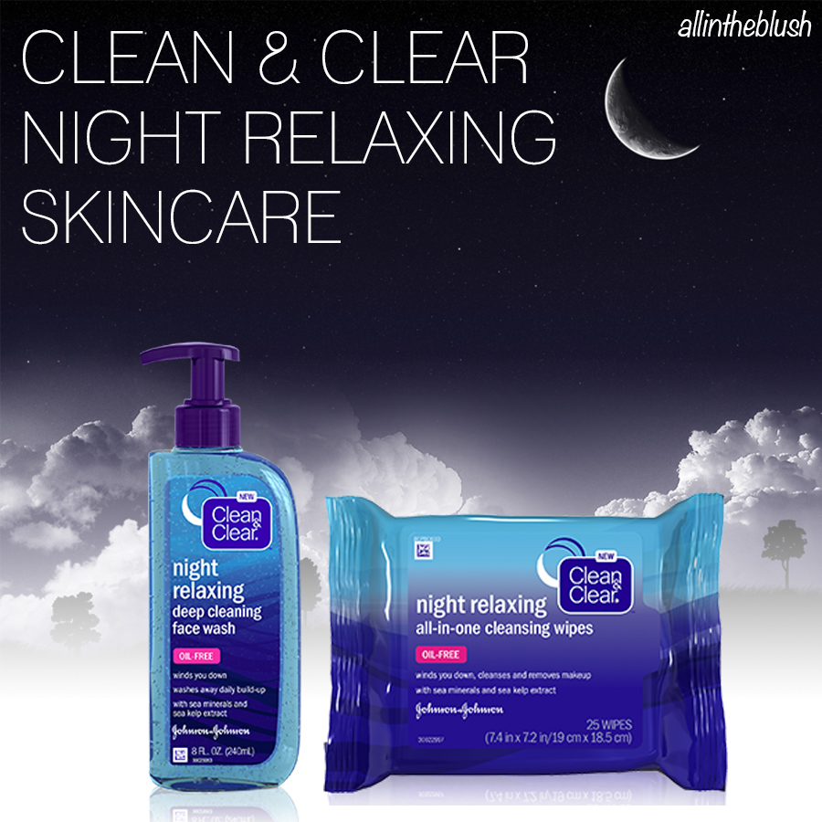 Clean & Clear Night Relaxing Skincare Collection
