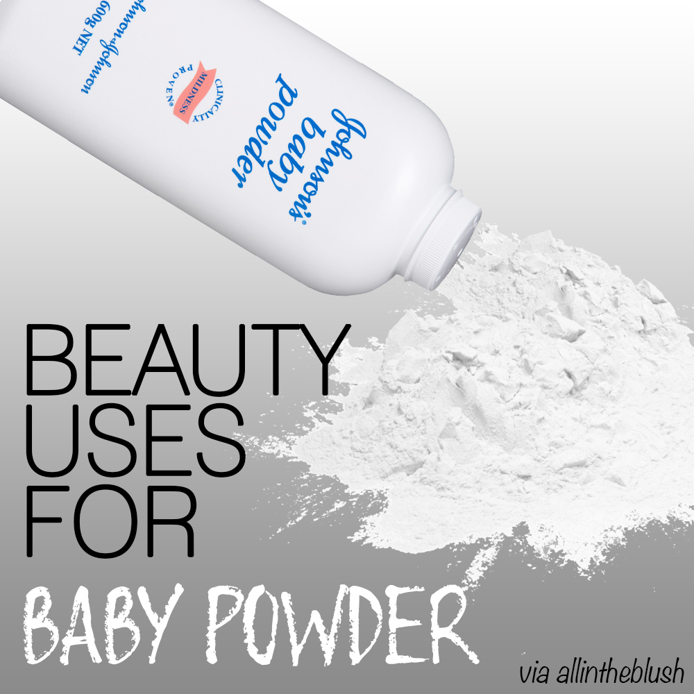 Beauty Uses for Baby Powder