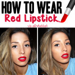 How To Wear Red Lipstick
