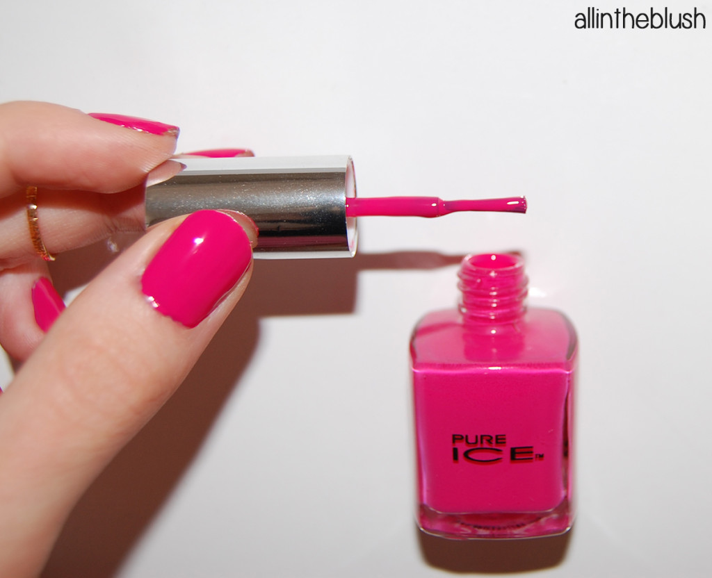 Review Pure Ice Flirt Alert Nail Polish All In The Blush