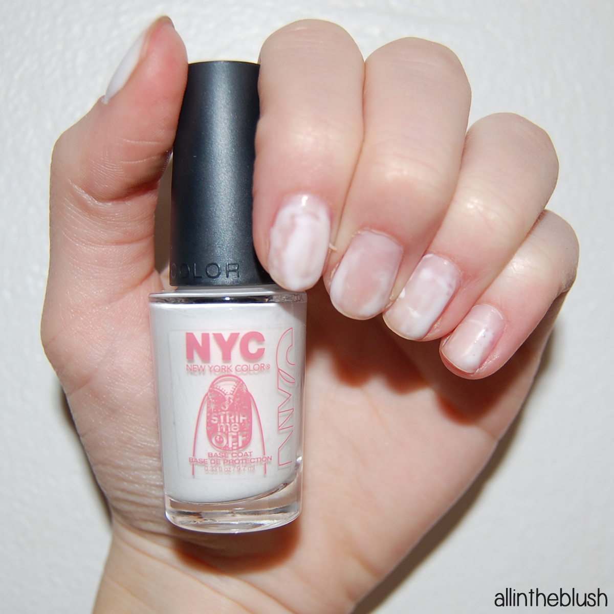 Review: NYC New York Color Strip Me Off Base Coat - All In The Blush