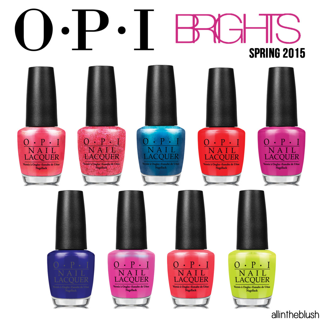 OPI Brights 2015 Collection - Review & Swatches - All In The Blush