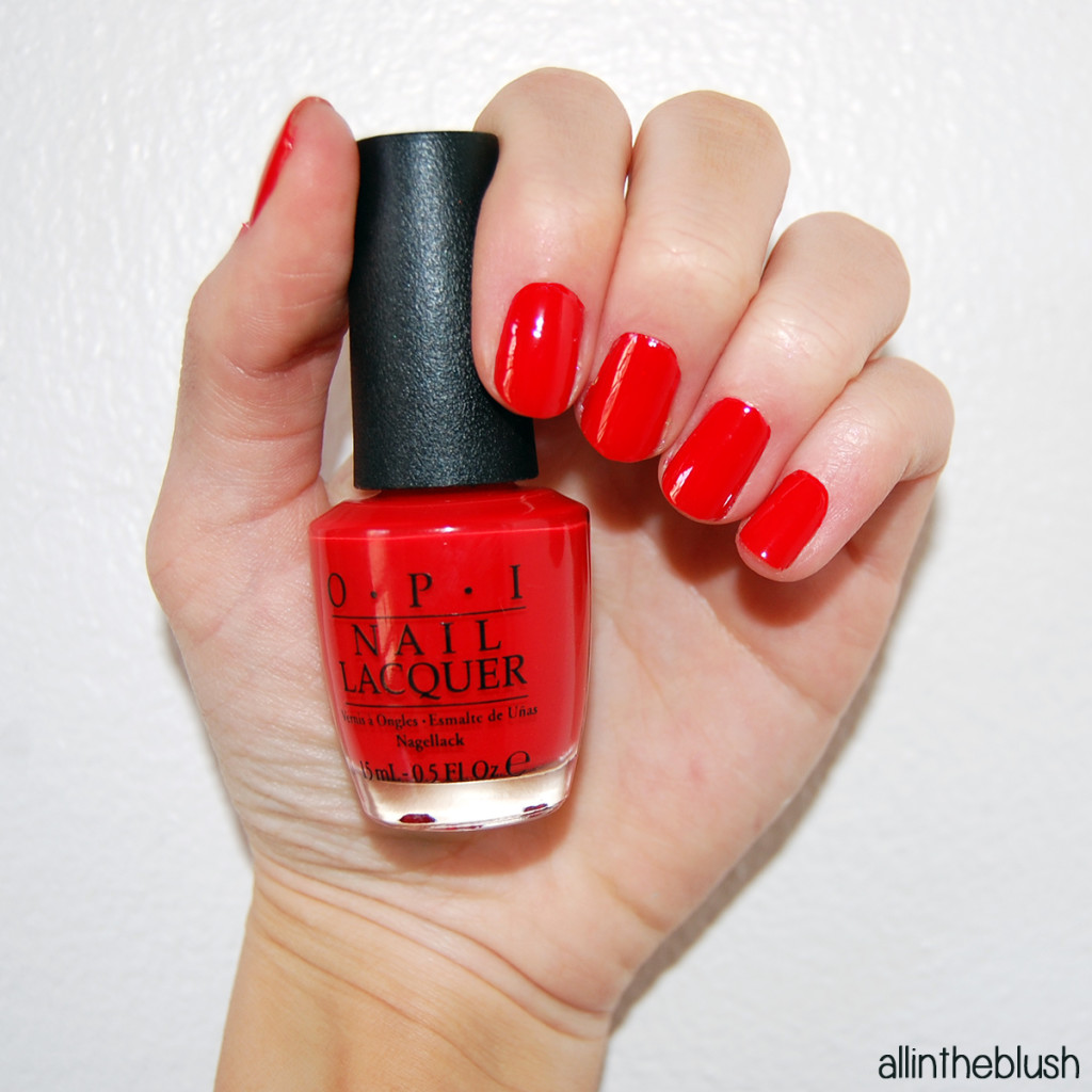 OPI I Stop for Red Nail Polish