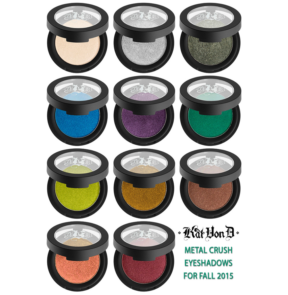 Kat Von D Metal Crush Eyeshadows for Fall 2015
