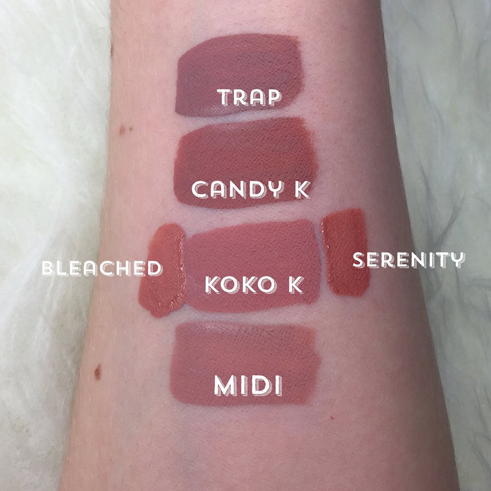 Candy K and Midi Dupe Swatches
