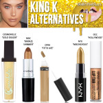 Kylie Cosmetics King K Lipstick Alternatives/Dupes