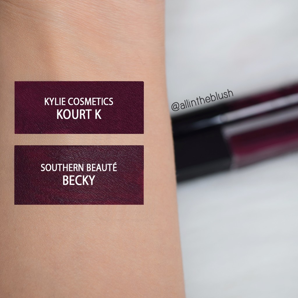 KYLIE JENNER COSMETICS KOURT K LIPKIT DUPES