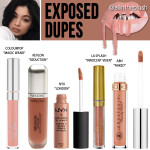 Kylie Cosmetics Exposed Lipkit Dupes