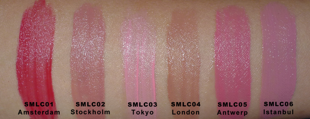 NYX London Swatches