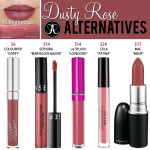 Anastasia Beverly Hills Dusty Rose Liquid Lipstick Dupes