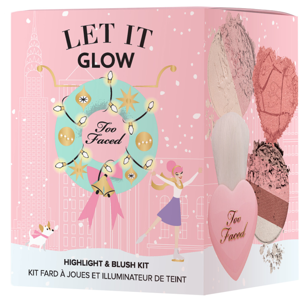 TOO FACED Let it Glow Highlight and Blush Kit NEW Shade View Larger Image Prev Love Flush 16-Hour Blush in Love Hangover Candlelight Glow Snow Bunny Bronzer Next SHARE: LET IT GLOW HIGHLIGHT AND BLUSH KIT