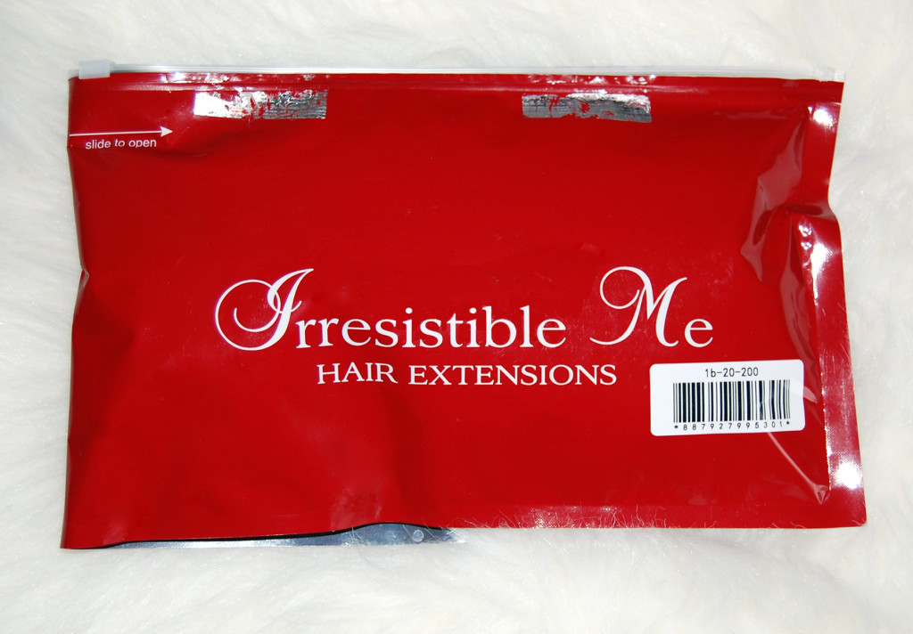 Irresistible Me Hair Extension Packaging