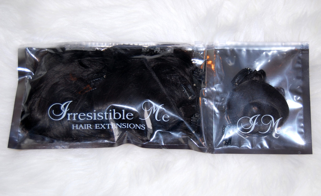 Irresistible Me Hair Extension Packaging