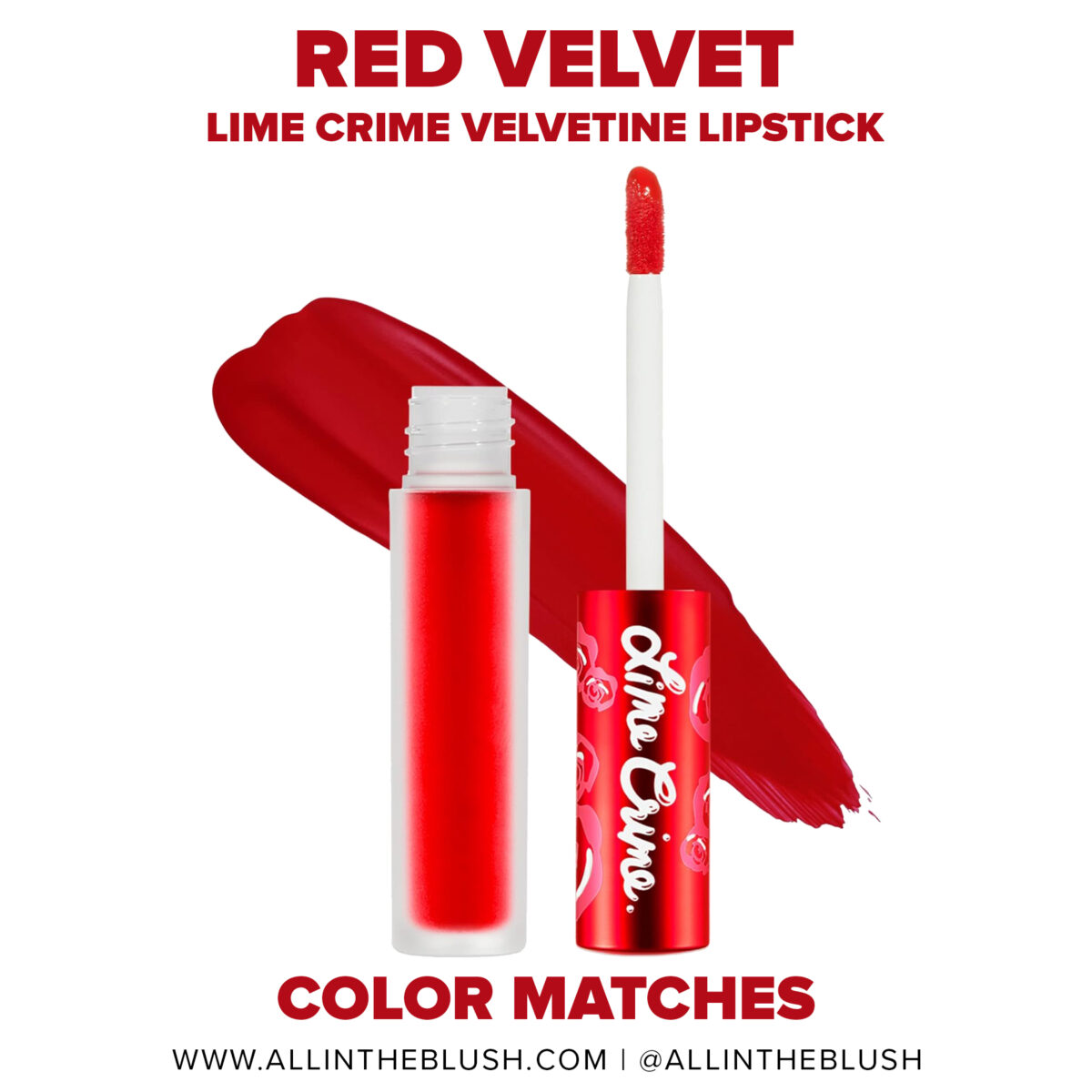 Lime Crime Red Velvet Velvetine Dupes