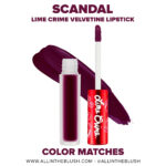 Lime Crime Scandal Velvetine Dupes