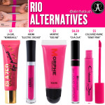 Anastasia Beverly Hills Rio Liquid Lipstick Dupes