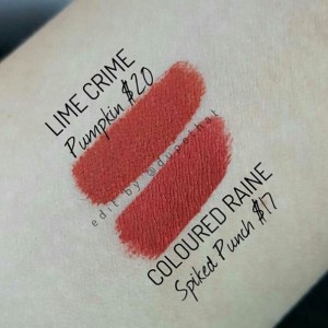 Lime Crime Pumpkin Dupes
