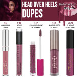 Kylie Cosmetics Head Over Heels Lipkit Dupes