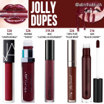 Kylie Cosmetics Jolly Lip Gloss Dupes