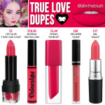 Lime Crime True Love Dupes