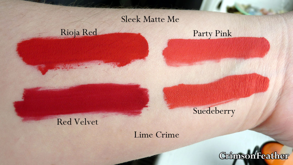 Lime Crime Suedeberry Dupes