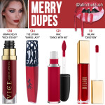 Kylie Cosmetics Merry Lipkit Dupes
