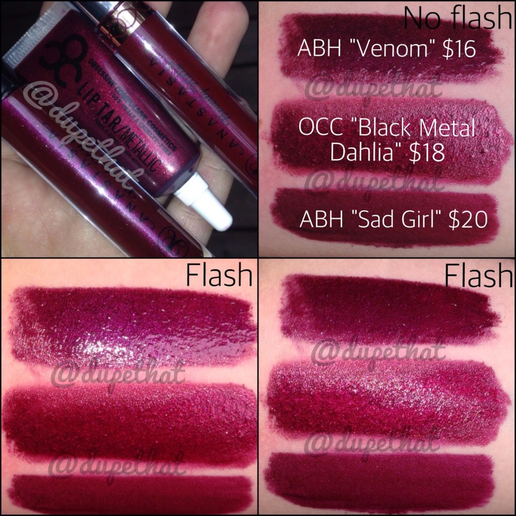 Anastasia Beverly Hills Sad Girl Liquid Lipstick Dupes