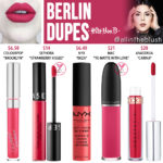 Kat Von D Berlin Everlasting Liquid Lipstick Dupes