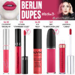 Kat Von D Berlin Everlasting Liquid Lipstick Dupes