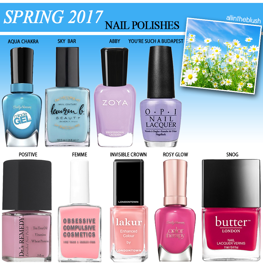 9 Nail Polish Shades for Spring 2017 - All In The Blush