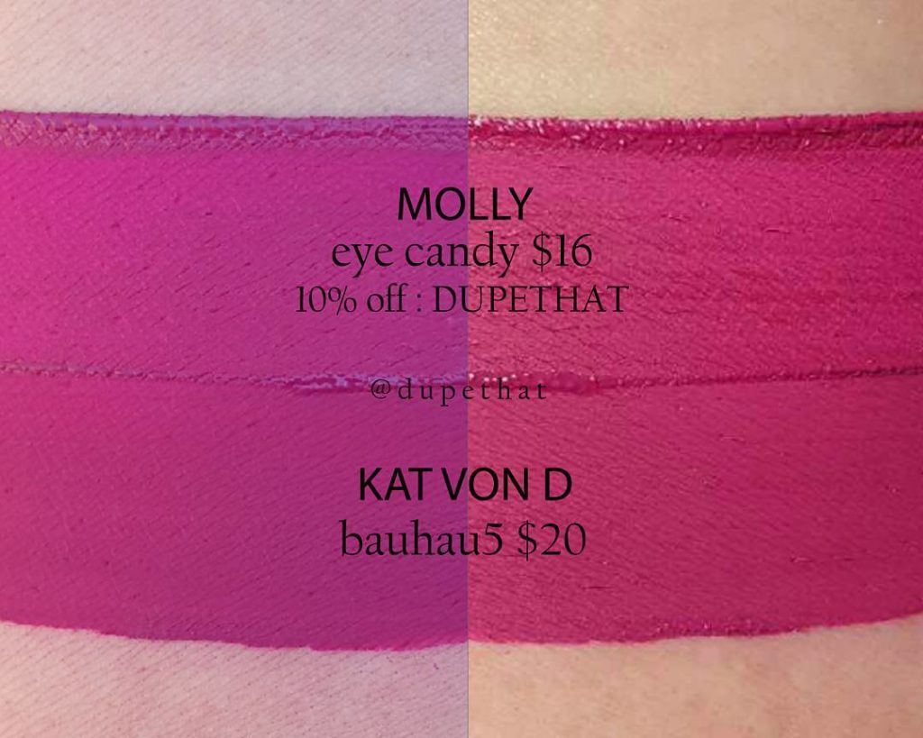 Kat Von D Bauhau5 Everlasting Liquid Lipstick Dupes