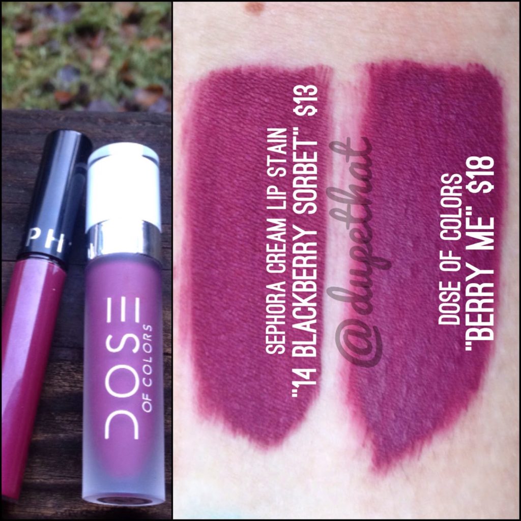 Kat Von D Bauhau5 Everlasting Liquid Lipstick Dupes