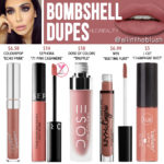 Huda Beauty Bombshell Liquid Matte Lipstick Dupes