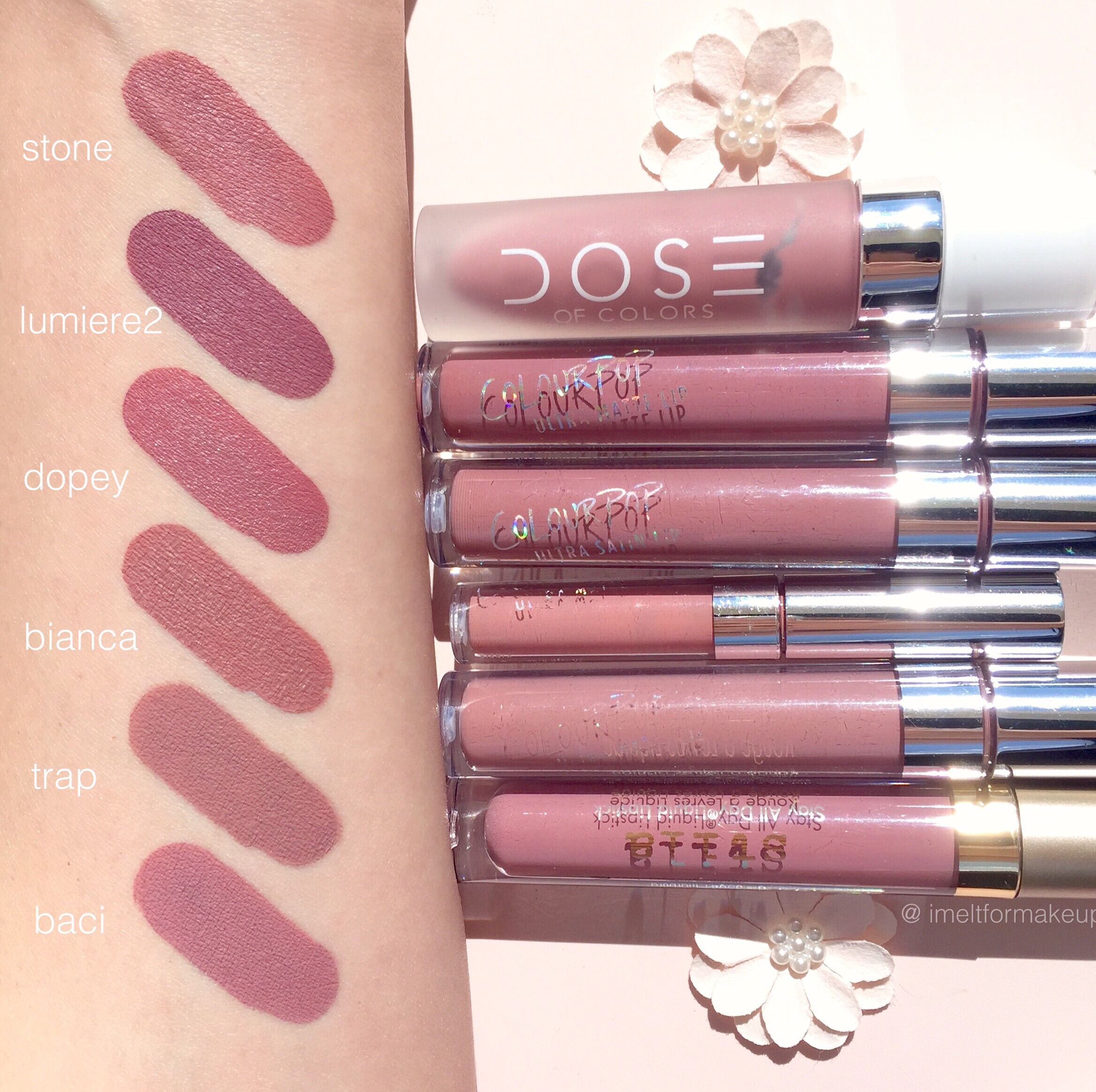 Dose of Colors Stone Liquid Lipstick Dupes - All In The Blush