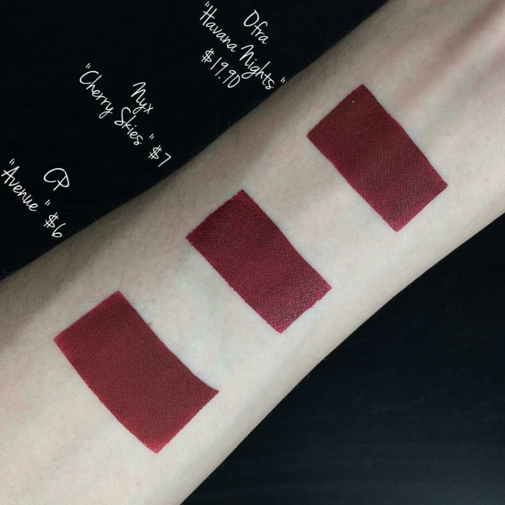 Kat Von D Nosferatu Everlasting Liquid Lipstick Dupes