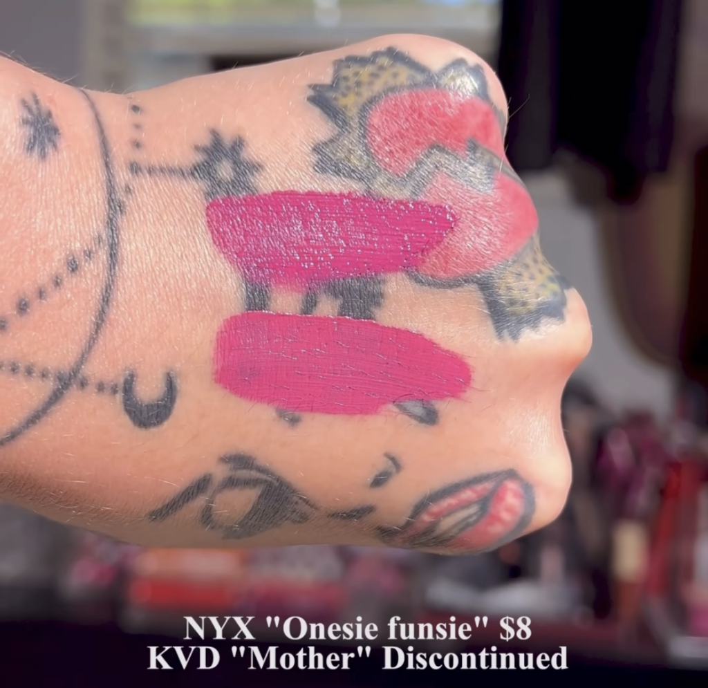 Kat Von D Mother Everlasting Liquid Lipstick Dupes