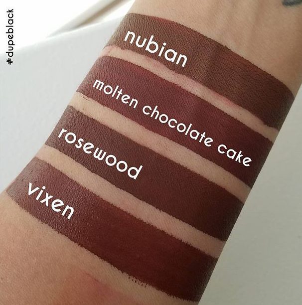 Huda Beauty Vixen Liquid Matte Lipstick Dupe