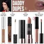 Jeffree Star Daddy Velour Liquid Lipstick Dupes [Manny MUA x Jeffree Star Collab]