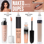 Kylie Cosmetics Naked Matte Liquid Lipstick Dupes [Vacation Edition]
