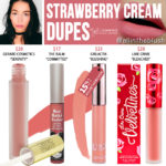 Kylie Cosmetics Strawberry Cream Velvet Liquid Lipstick Dupes