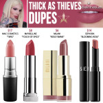 Jeffree Star Thick as Thieves Lip Ammunition Dupes [Summer 2017]