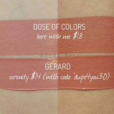 essence voor eeuwig Heel Dose of Colors Bare With Me Liquid Lipstick Dupes - All In The Blush