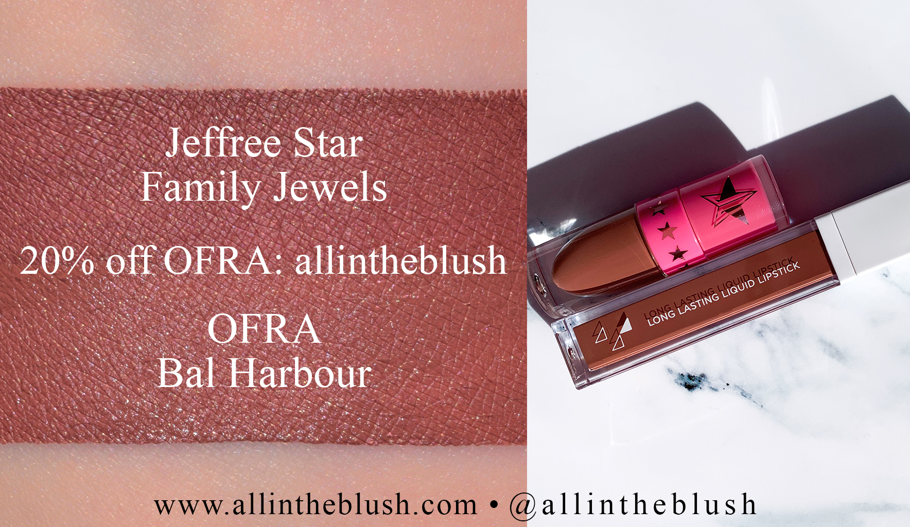 Jeffree Star Family Jewels Velour Liquid Lipstick Dupes.