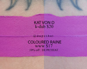 Kat Von D K-Dub Everlasting Liquid Lipstick Dupes