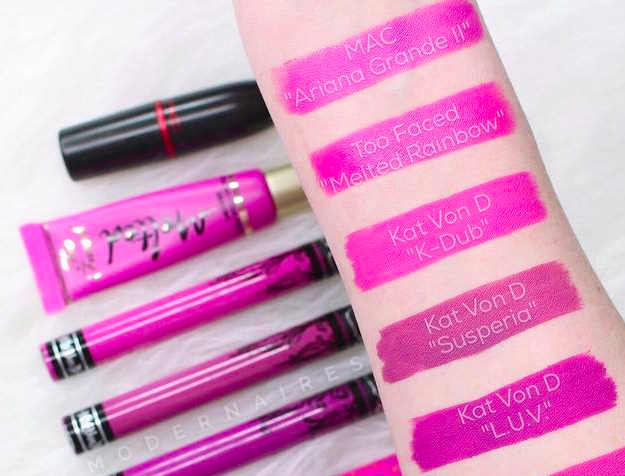 Kat Von D K-Dub Everlasting Liquid Lipstick Dupes