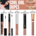 Too Faced Cool Girl Melted Matte Liquid Lipstick Dupes