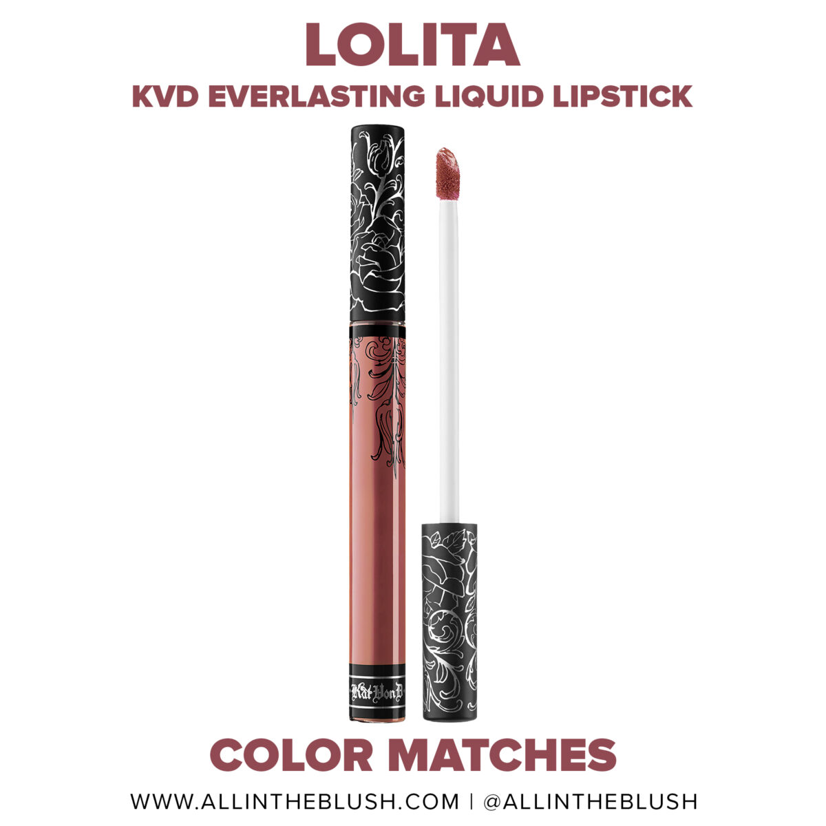 Kat Von D Lolita Everlasting Liquid Lipstick Dupes